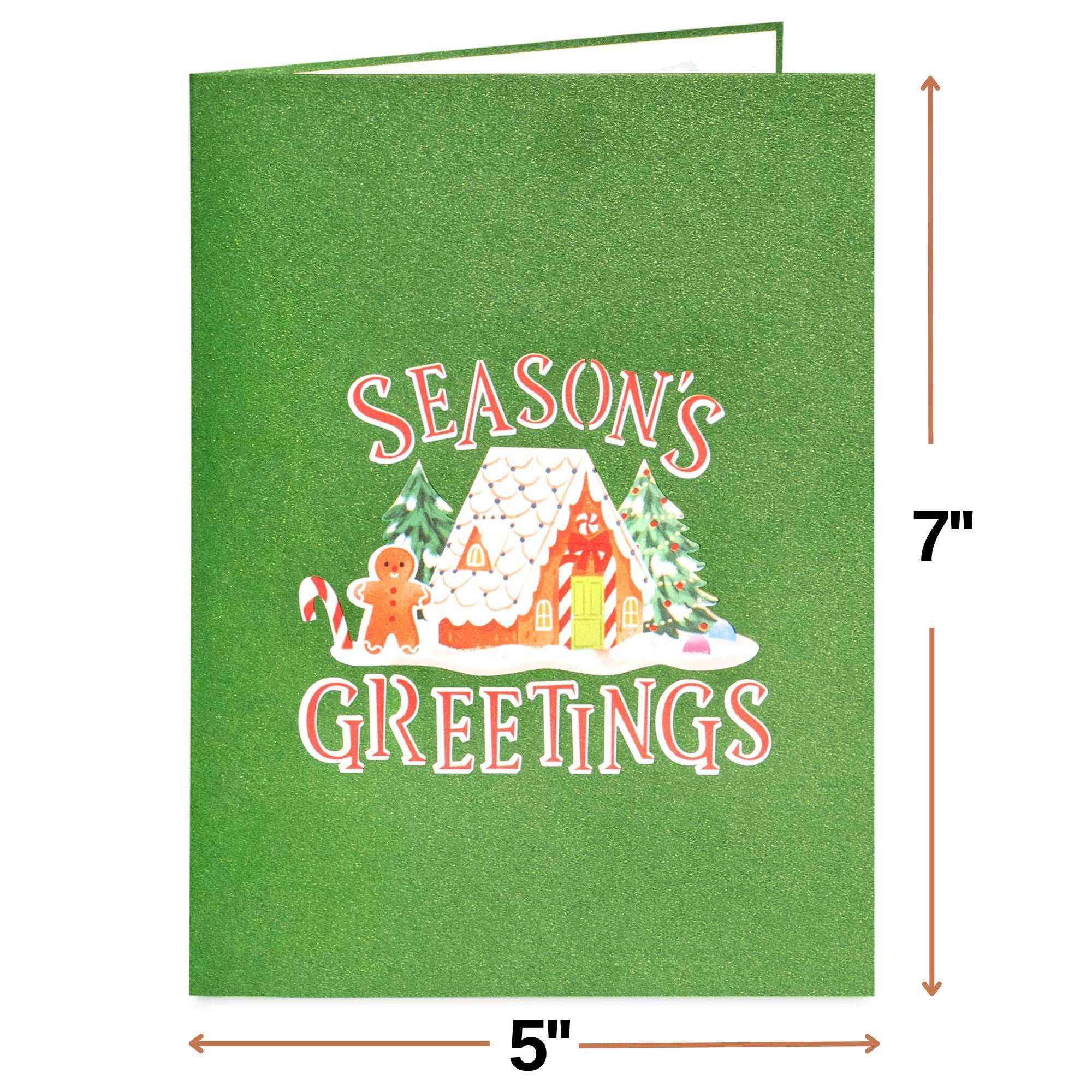 Paper Love - Wholesale Christmas Card - Gingerbread Town Pop Up Card1