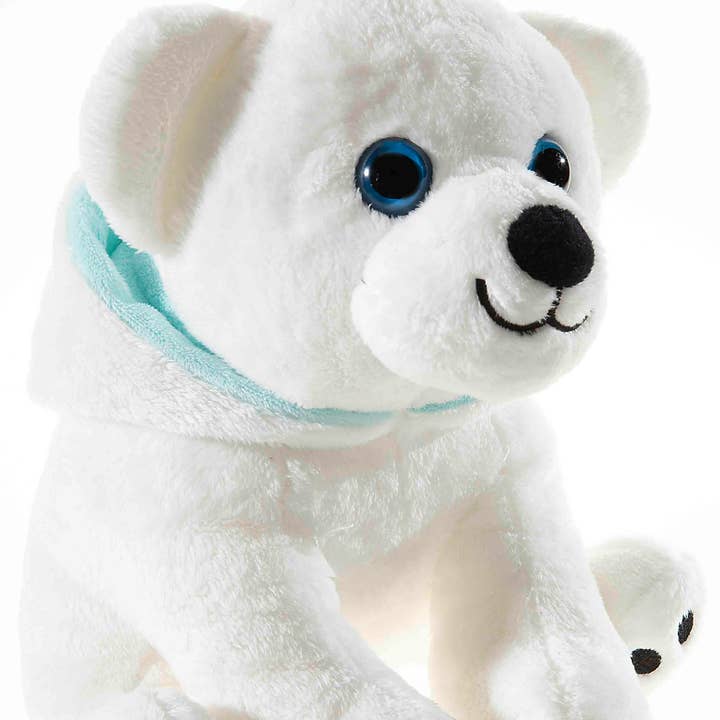 Heunec - Wholesale Stuffed/Plush Toy - Kids & Baby - Hoodie Buddy Polar Bear Medium0
