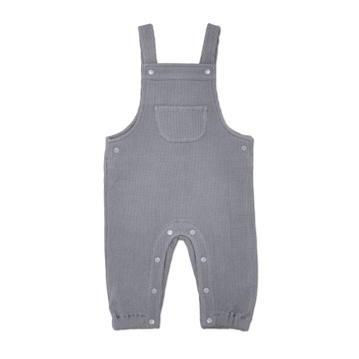 Waffle Overalls - Smoke for wholesale by Apple Park
