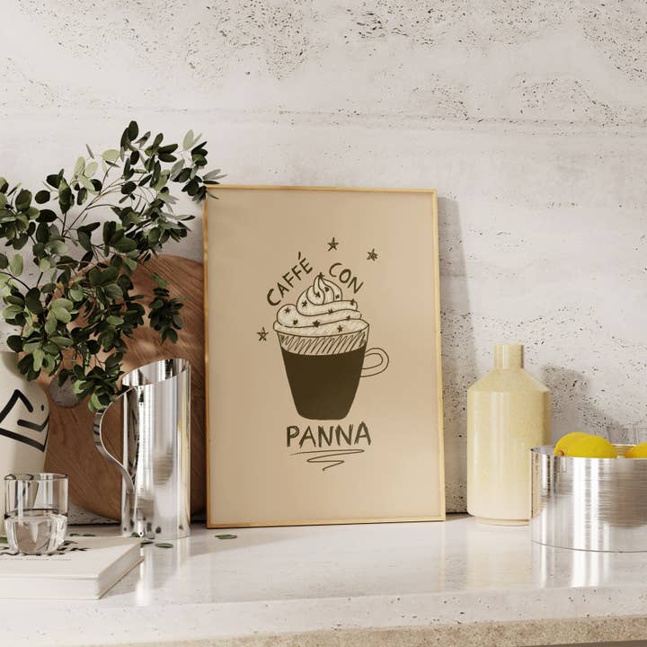 Studio Dolci - Wholesale Poster - POSTER COFFEE WITH CREAM4