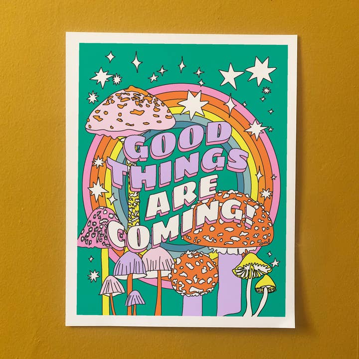 Ash + Chess - Wholesale Art Print - 11" x 14" Good Things Are Coming0