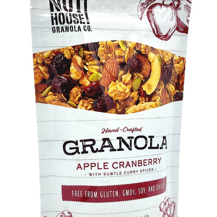 NutHouse! Granola Company - Vente Granolas - Granola aux pommes et aux canneberges, 6 x 12 oz4