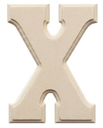 Angels Craft – wholesale Craft supplies – Wood Letters MDF 6-inch with Routed Edge, 1-ct25