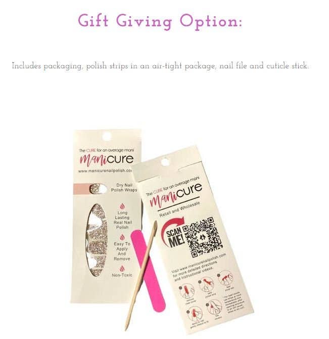 ManiCURE Nail Polish - Vente Nail Art/Autocollant pour les ongles - Bandes de vernis à ongles au fini bleu et noir Daisy1