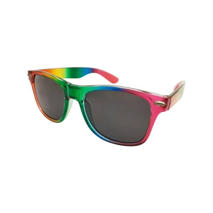 RAINBOW HIPSTER Wayfarers SMOKE LENS Sunglasses for wholesale by Gypsy Rose