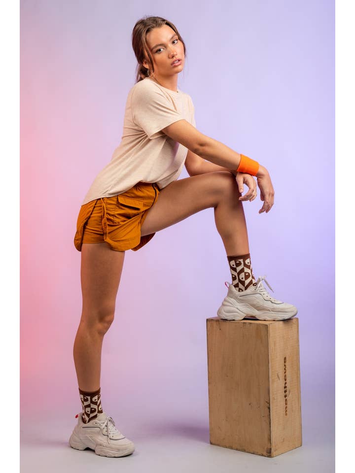 VERY J – Engroshandel Træningsshorts – til kvinder – NP70131-aktive shorts med høj talje24