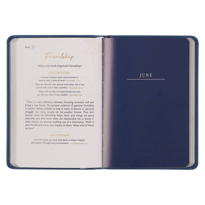 Christian Art Gifts - Wholesale Book - Adult - One Minute with God for Daily Inspiration Faux Leather