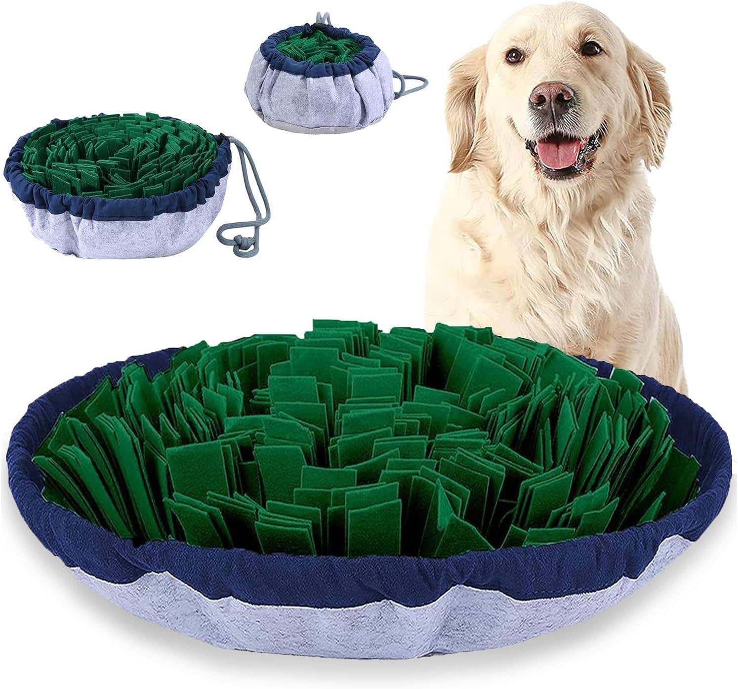 VIGOR - Vente Tapis de gamelle – chien - Jouet interactif ajustable pour puzzle pour grandes et petites races1