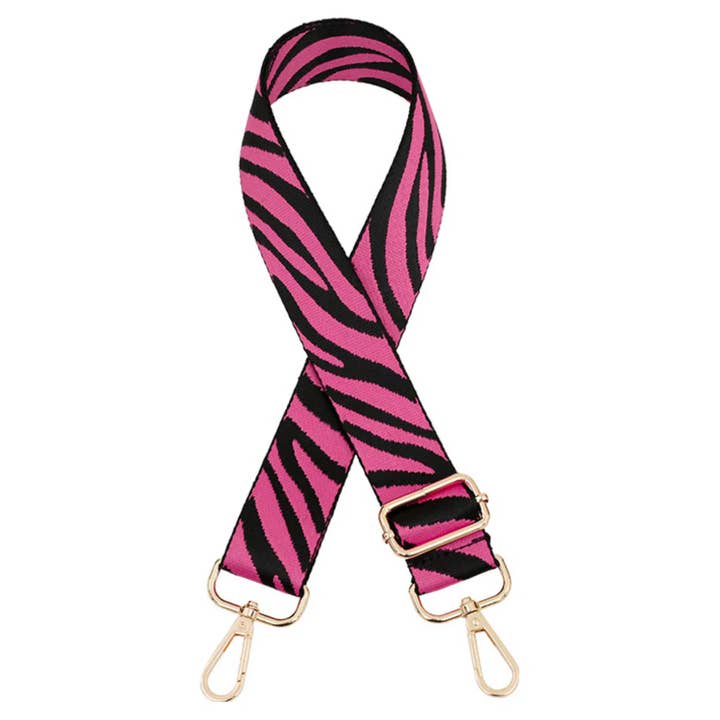 Superbia – wholesale Bag strap – women's – Zebra Print Interchagable Adjustable Bag Canvas Strap3