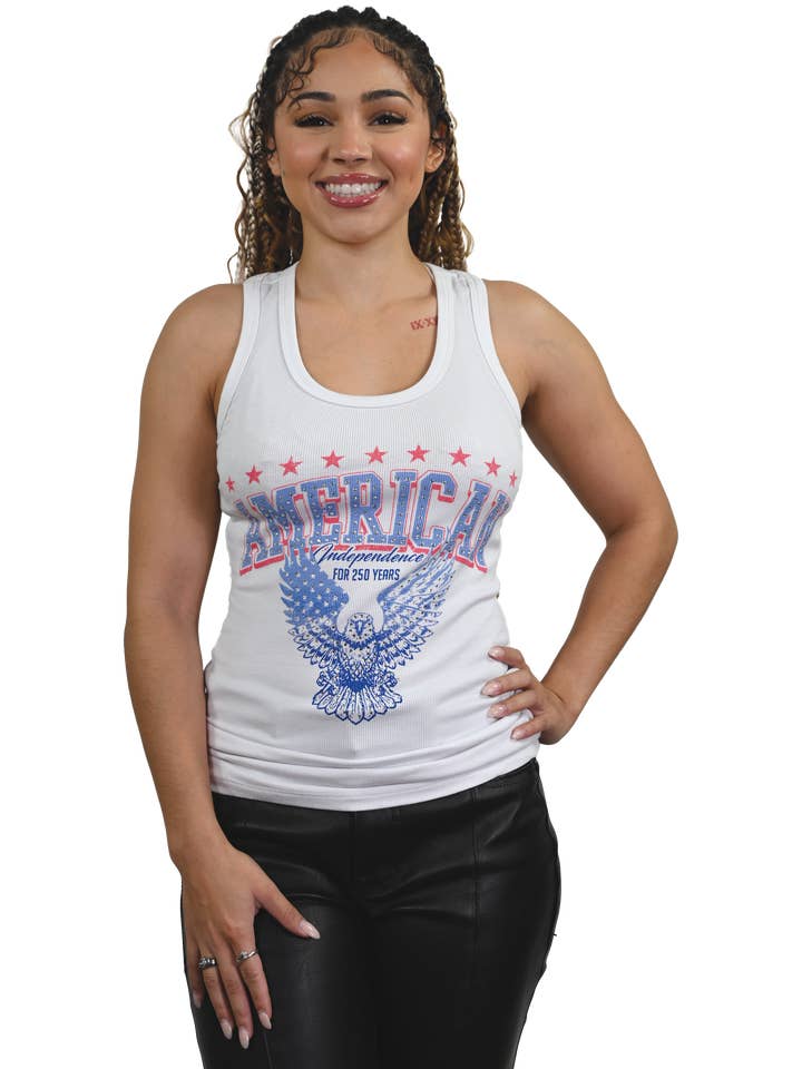 275286 - Tanque da Independência Americana por atacado de Liberty Wear Apparel