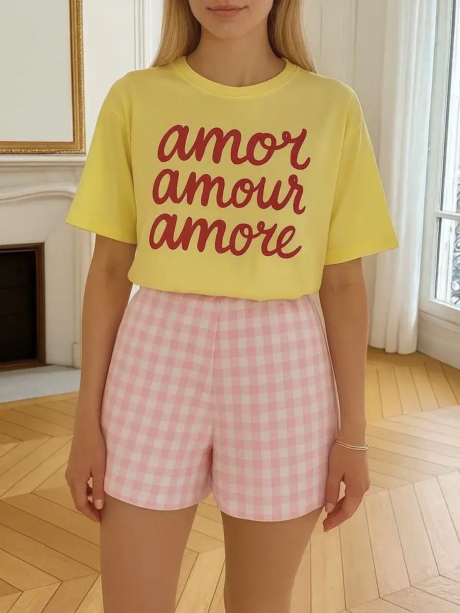 ESTEE BROWN – Engroshandel T-shirt med print - Dame – Dame t-shirt med tryk - 2206-570