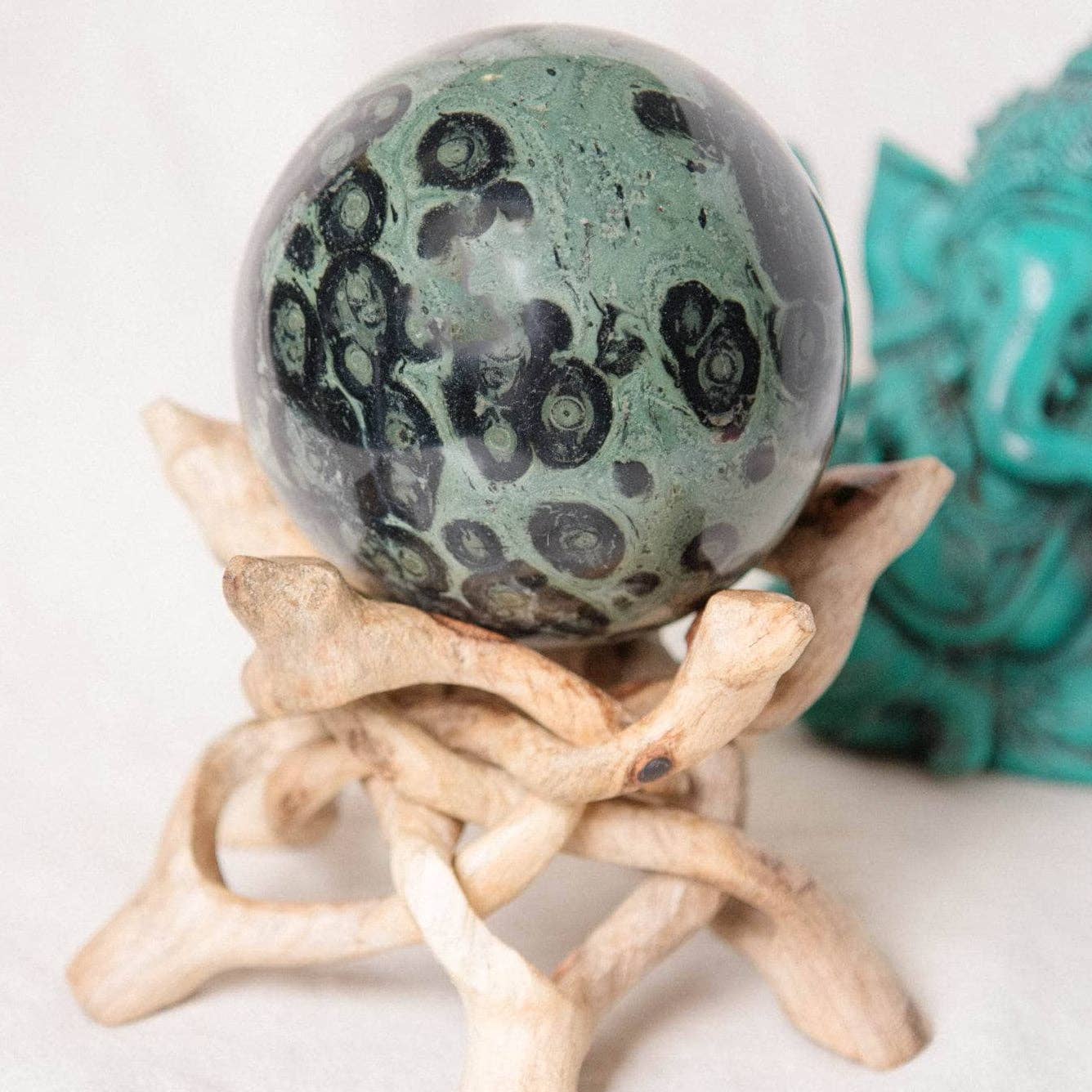 Tiny Rituals - Wholesale Spiritual Stone/Crystal - Kambaba Jasper Sphere - AAA Premium Quality39