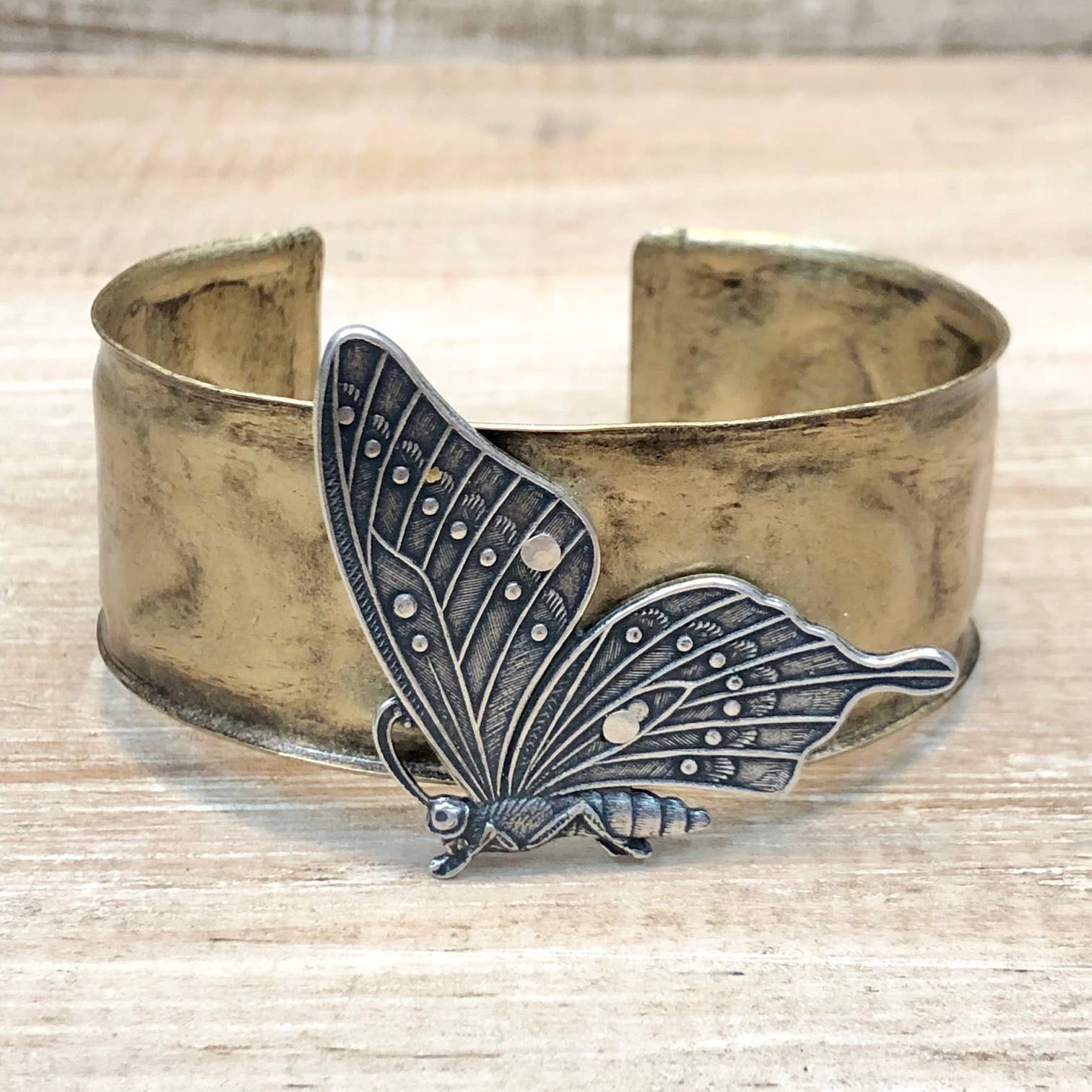 Lorraine Frances Jewelry - Wholesale Cuff Bracelet - Butterfly In Flight Cuff Bracelet0