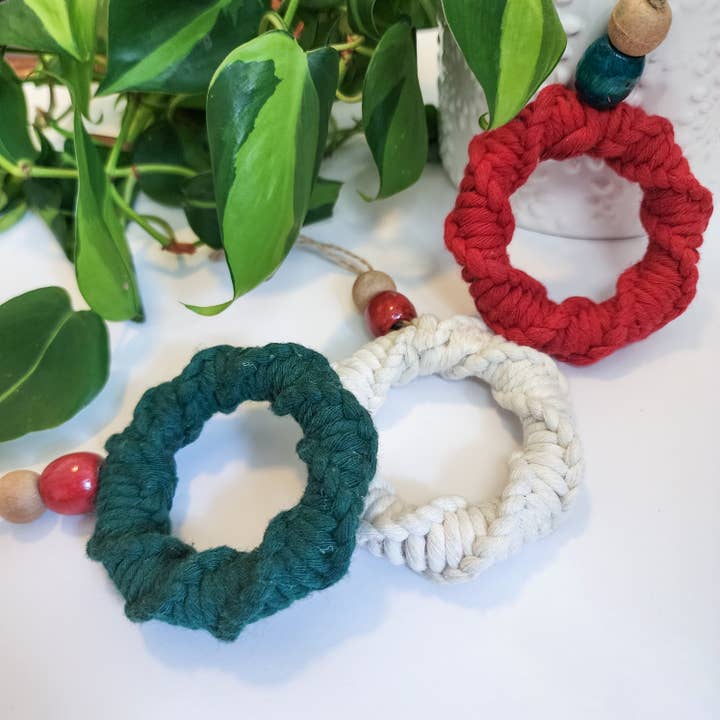 Handmade By Uruba - Vendita all'ingrosso Decorazione - Ciondolo per albero di Natale | Decorazioni natalizie Boho | Ornamenti per alberi4