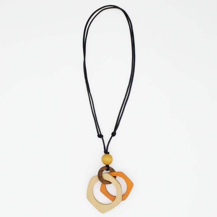 Honeylight Double Circle Pendant for wholesale by Sylca Designs