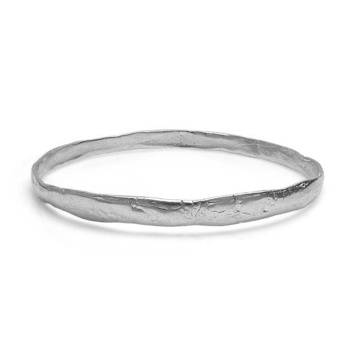 Pulseira em Prata de 1ª Lei com Textura de Parede Ocidental por atacado de LIZA SHTROMBERG JEWELRY, INC.