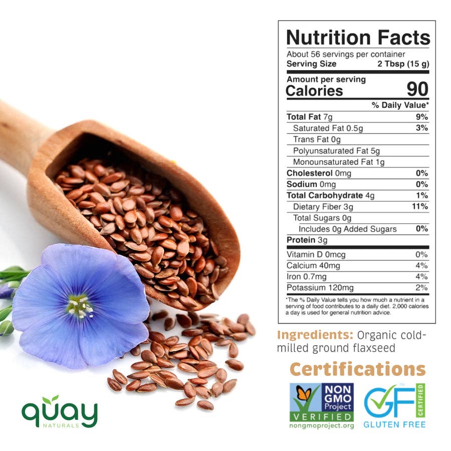 Quay Naturals – wholesale Protein/superfood powder – Organic Ground Flaxseed3
