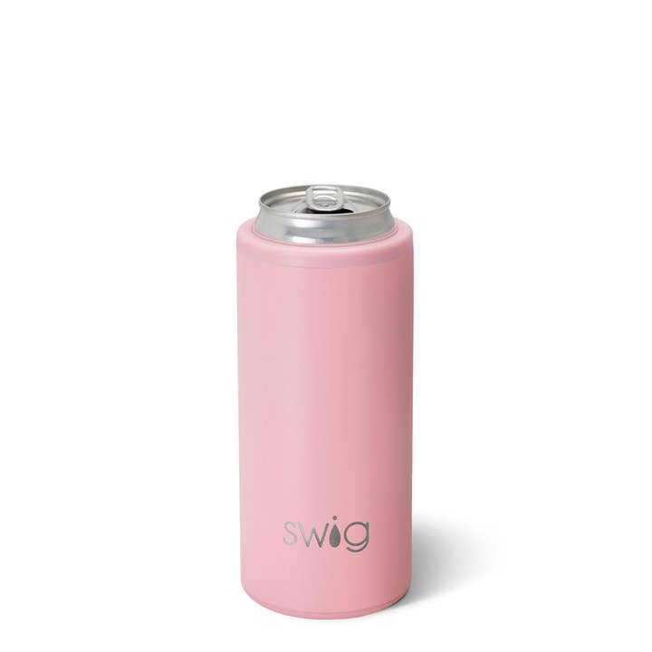 Swig Life - Wholesale Drink Huggers & Koozies - Blush Skinny Can Cooler (12oz)