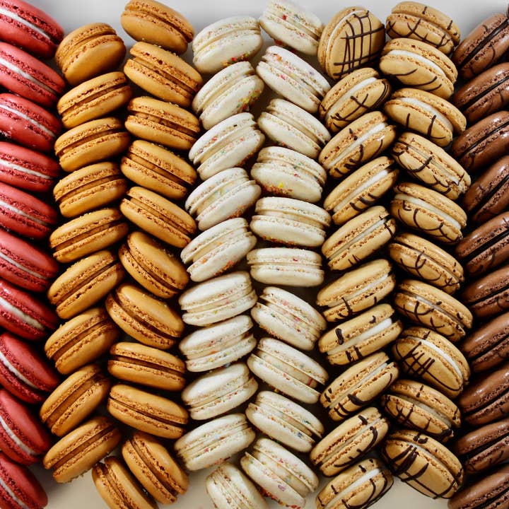 Savor Patisserie French Macarons - Wholesale Cookie - The Bestseller Collection - (100) Bulk French Macarons