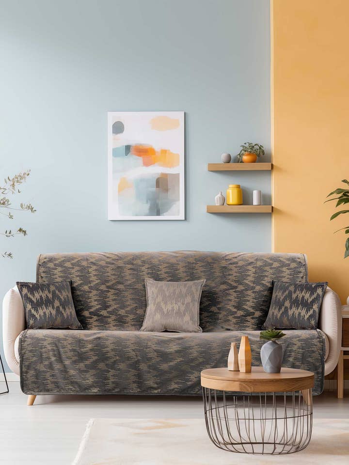 Sofa Throw Canyon Dark Grey for wholesale by MADI