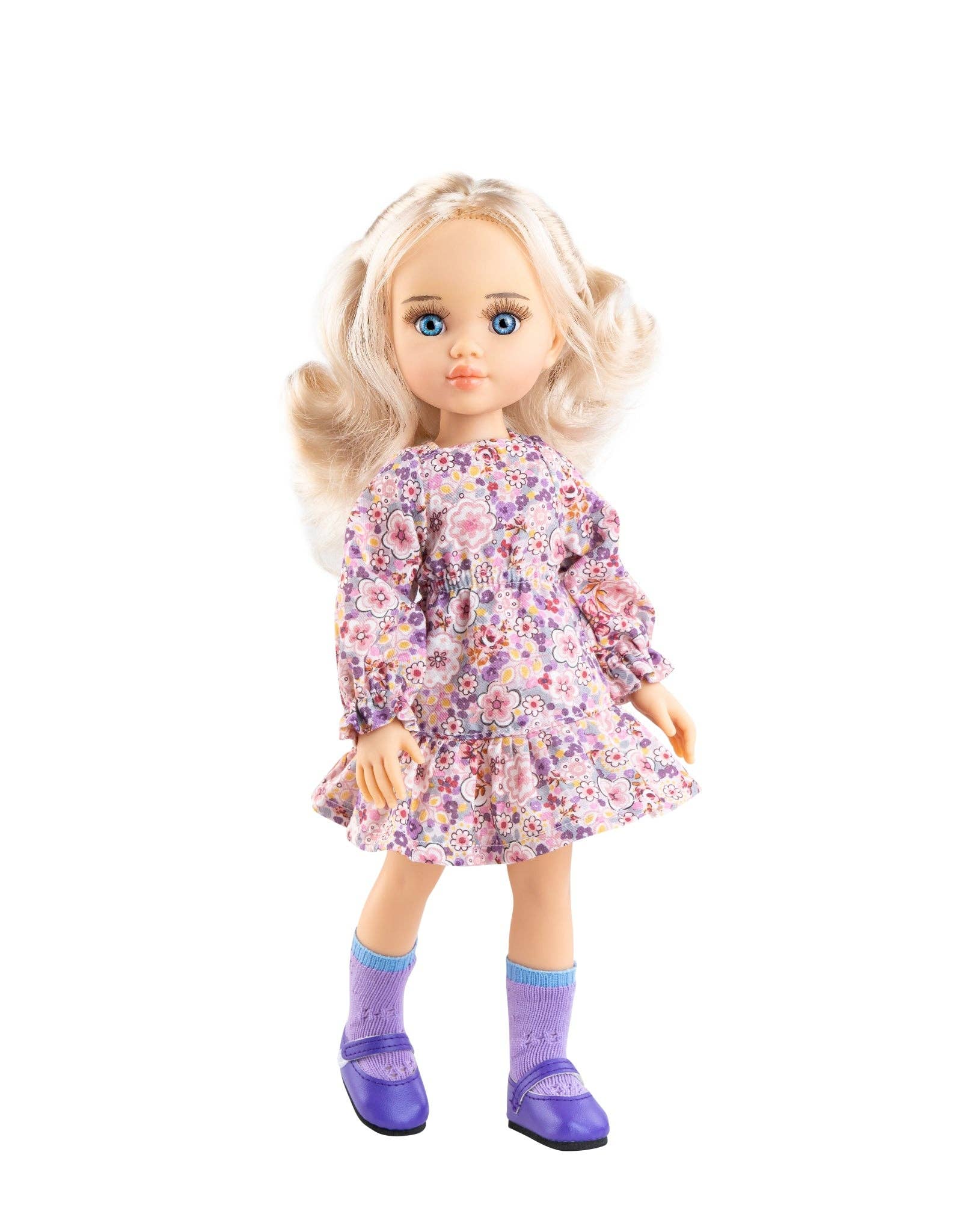Shine on me Distribution - Wholesale Doll - Kids - Las Amigas doll - Clara with floral dress - Paola Reina