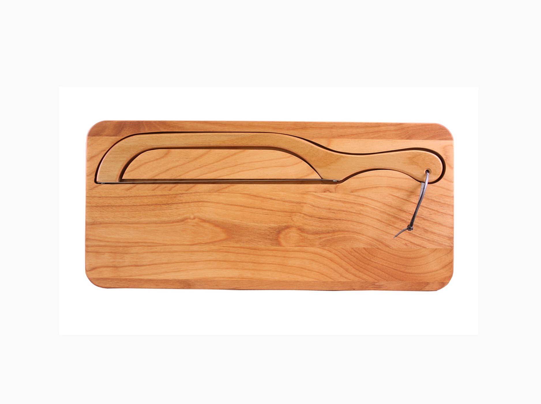 Out of the Woods of Oregon - Wholesale Kitchen/Utility Knife - Alder Bread Knife Board And Bread Slicer (Right Handed)