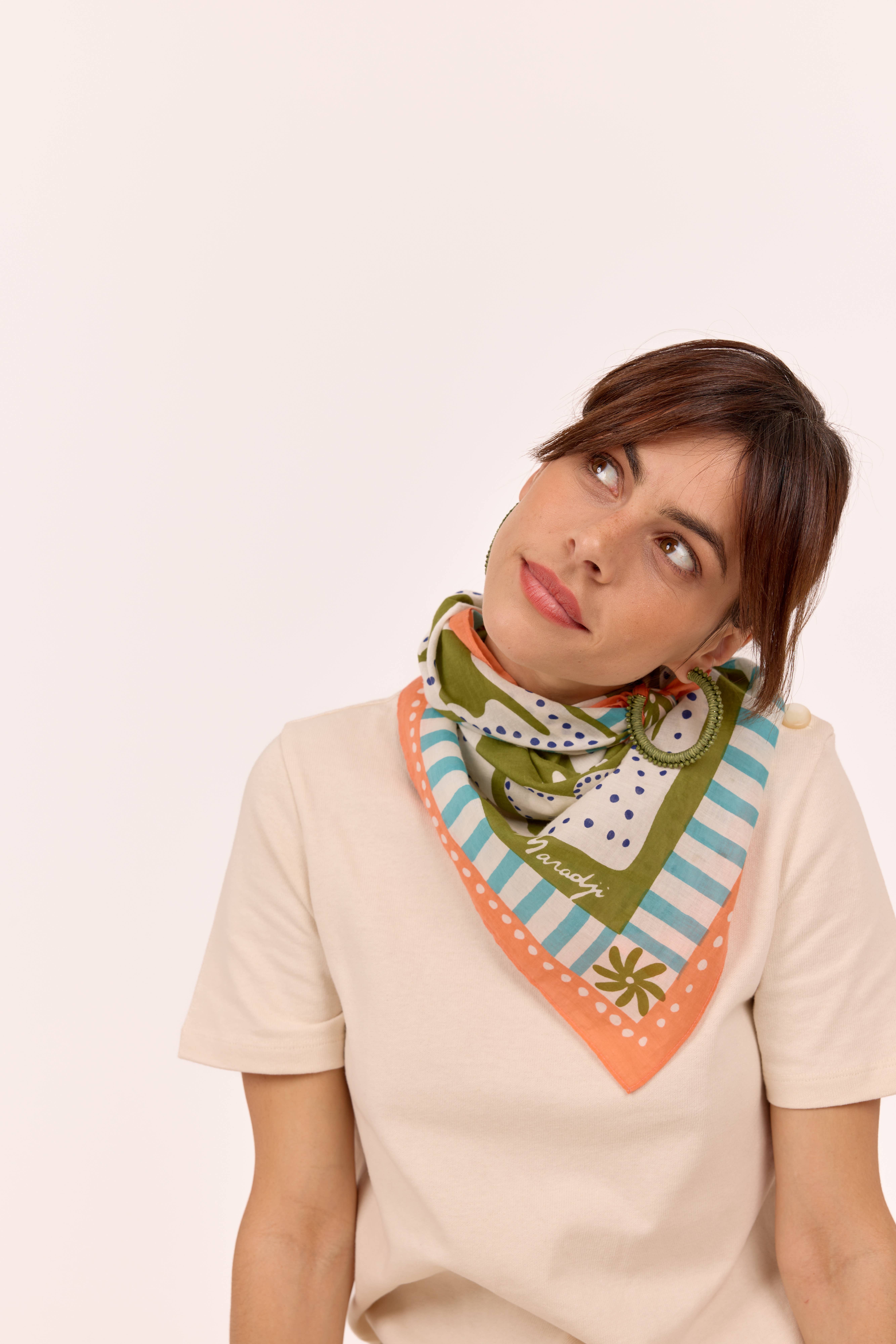 Maradji – Engroshandel Hoops – Chiara øreringe i raffia og perler6