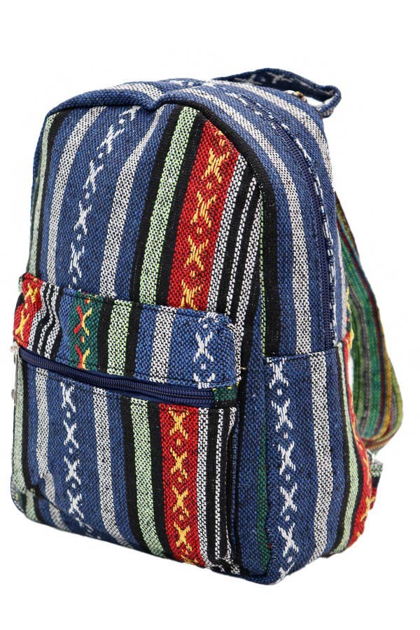 ASSORTED Navajo Boho Tribal Woven Backpack for wholesale on Faire3