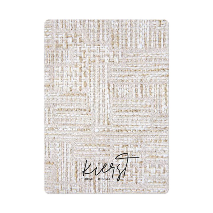 Cream and Gold Tweed Print Poker Playing Cards for wholesale by kierst