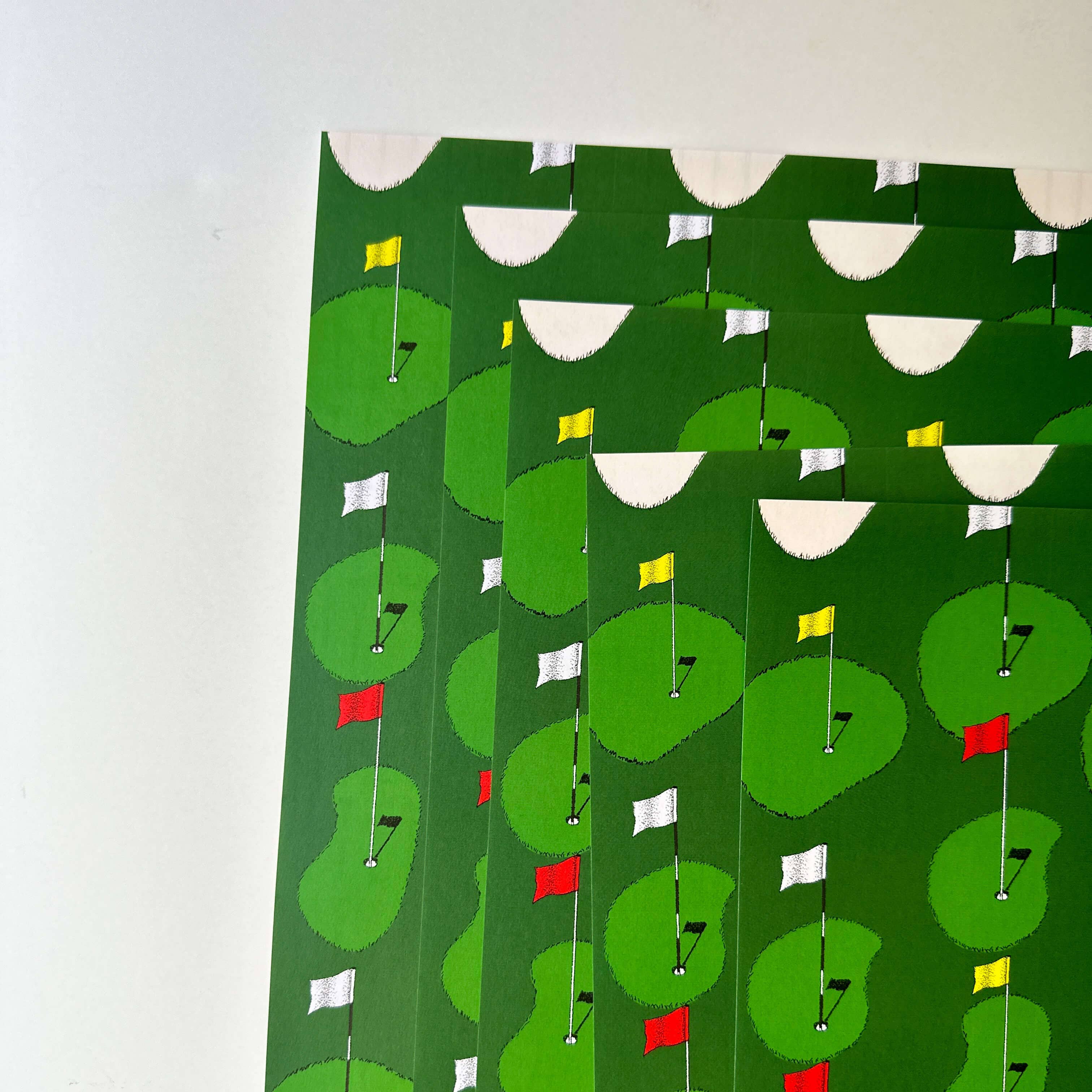 Ballard & Prescott - Wholesale Flat Wrap - Golf Wrapping Paper1