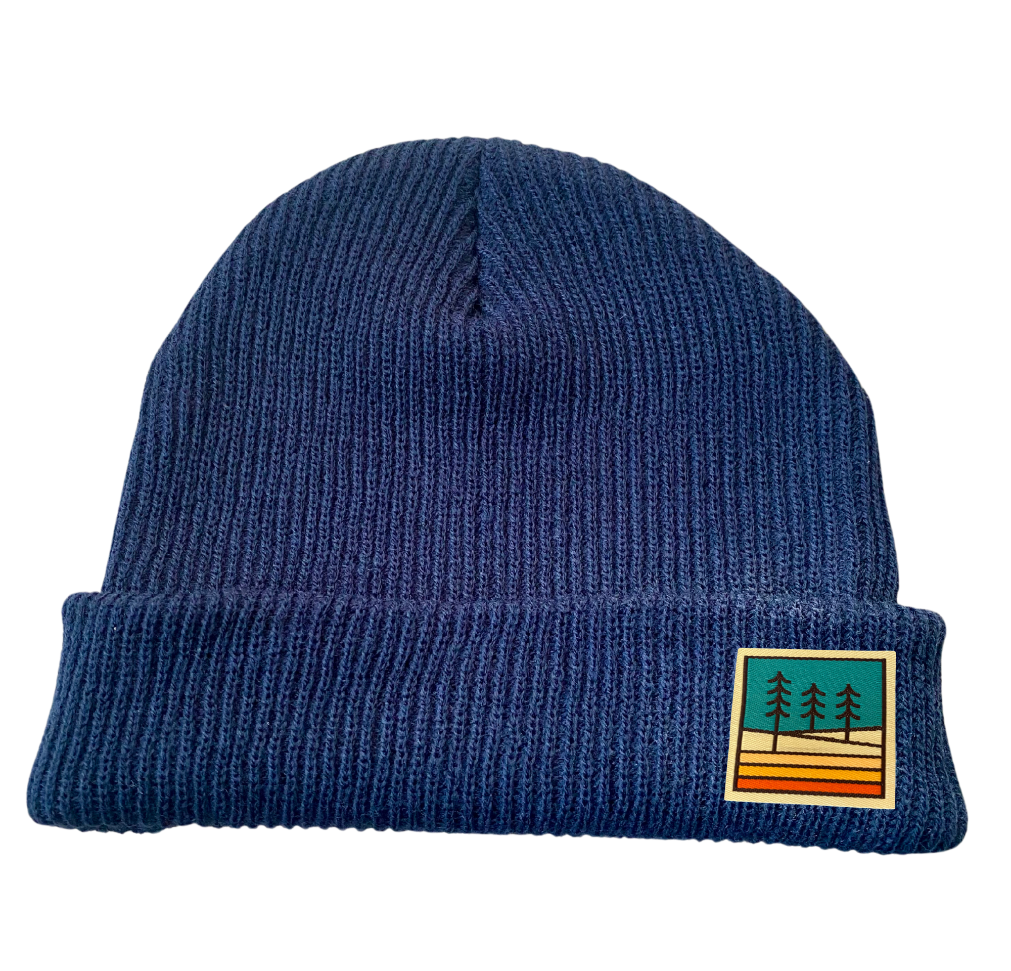 Spruce Seed - Wholesale Beanie - Women's - Knit Beanie Hat- Tree Trio Woven Patch Hat2