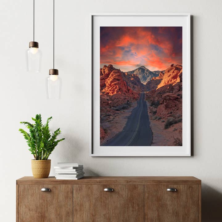 The Road of Fire - Wall Art for wholesale by Dixon By Design