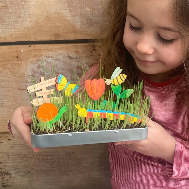 Cotton Twist - Wholesale DIY Craft Kit - Kids - Make Your Own Mini Beasts Garden