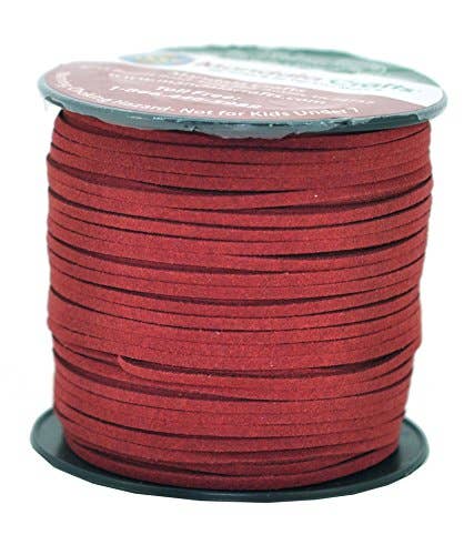 Mandala Crafts – Großhandel Bastelzubehör – Wildleder-Imitatkordel – veganes Leder für Schmuckherstellung und Perlenarbeiten36