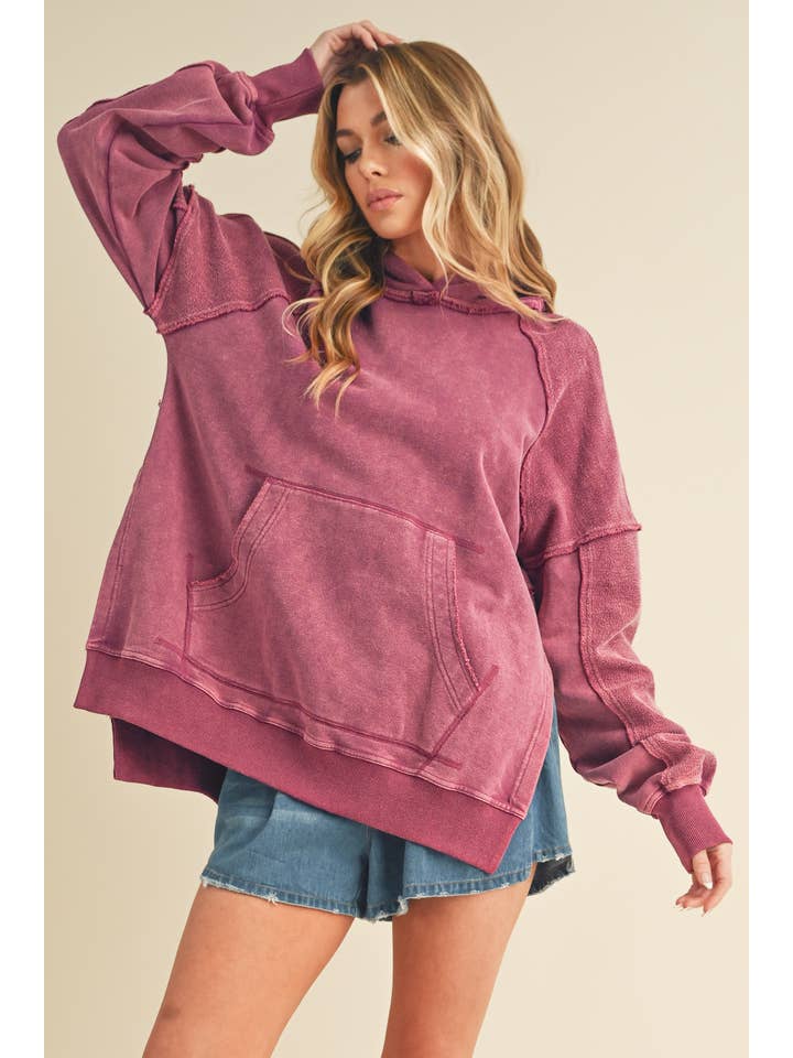 AEMI + CO - Wholesale Hoodie - Women's - 966CK Deb Washed Hoodie 5