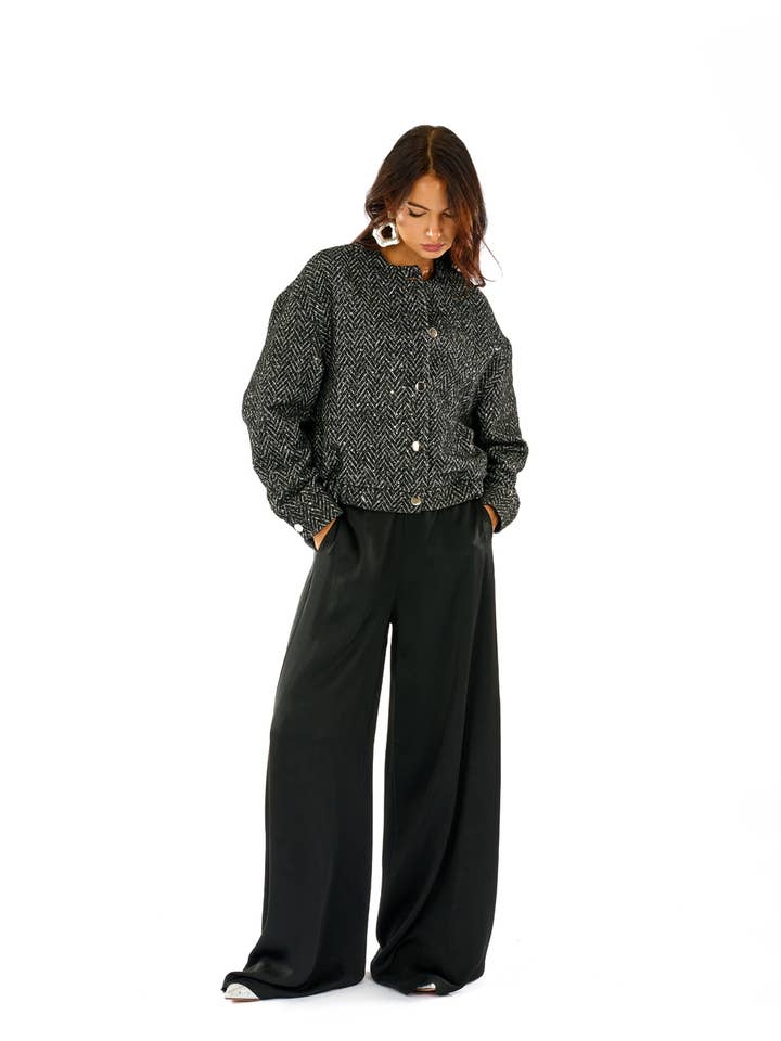 Sequin bomber for wholesale by Giorgia & Johns