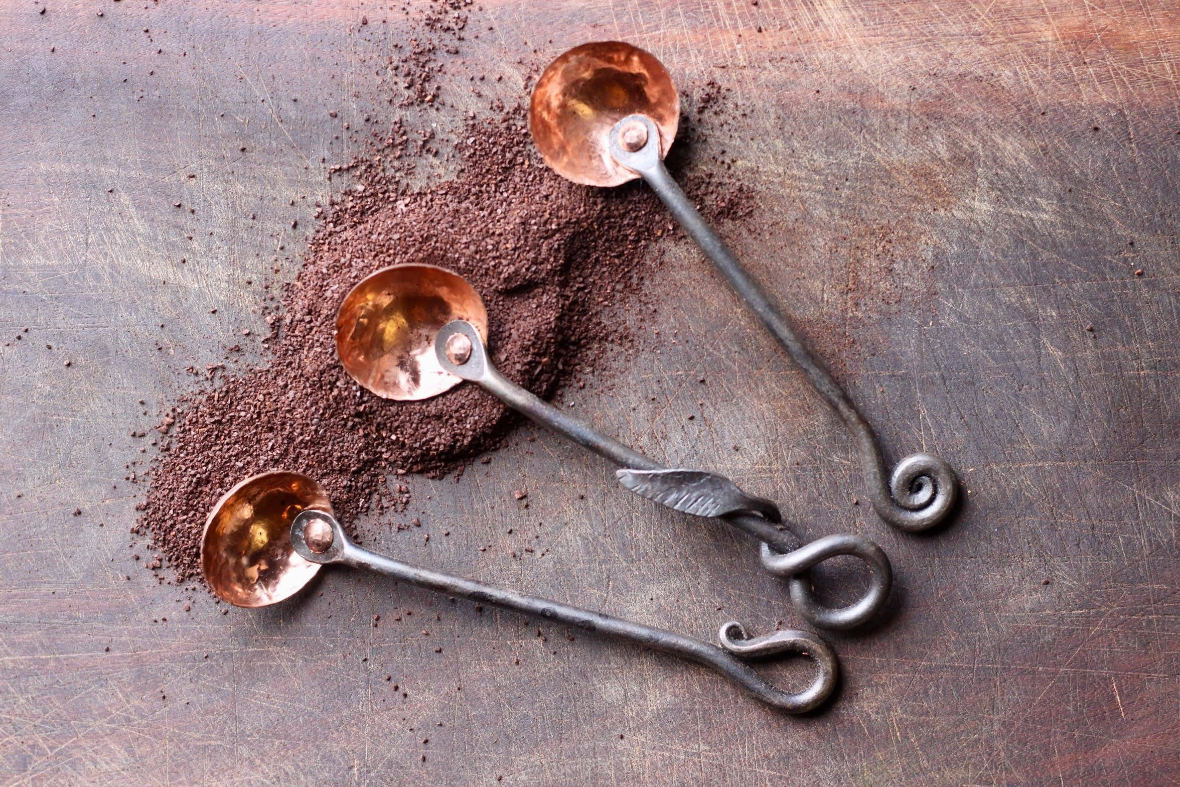 Wicks Forge - Wholesale Measuring Spoon - Coffee Scoop - Leaf6