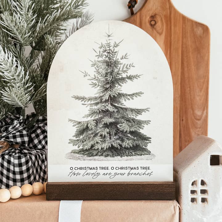 O Sapin de Noël Mini Arche | Panneau de Noël pour la vente par Knotty Design Co.