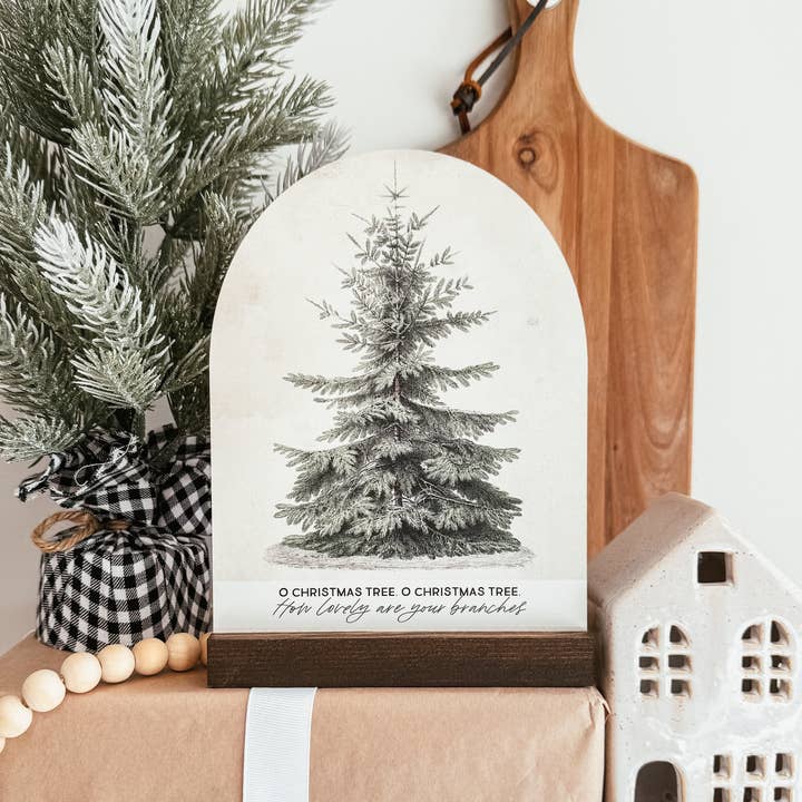 O Sapin de Noël Mini Arche | Panneau de Noël pour la vente par Knotty Design Co.