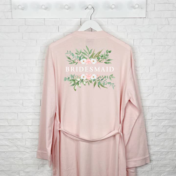 Lovetree Design - Venta al por mayor Bata - Mujer - Bata de novia rosa floral1