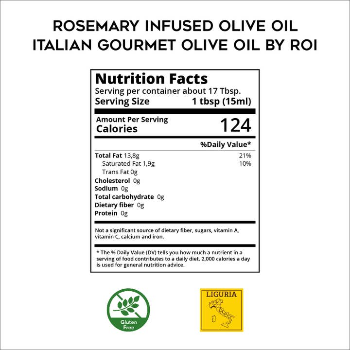 Mercato di Bellina - Wholesale Olive Oil - Gourmet Rosemary Infused Italian Olive Oil - Made in Liguria3