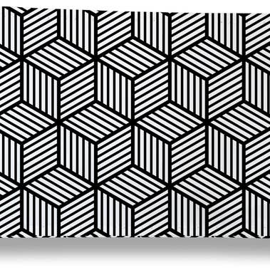 Lange chequeboekhouder met zwarte en witte print voor wholesale door BISTRAKOO