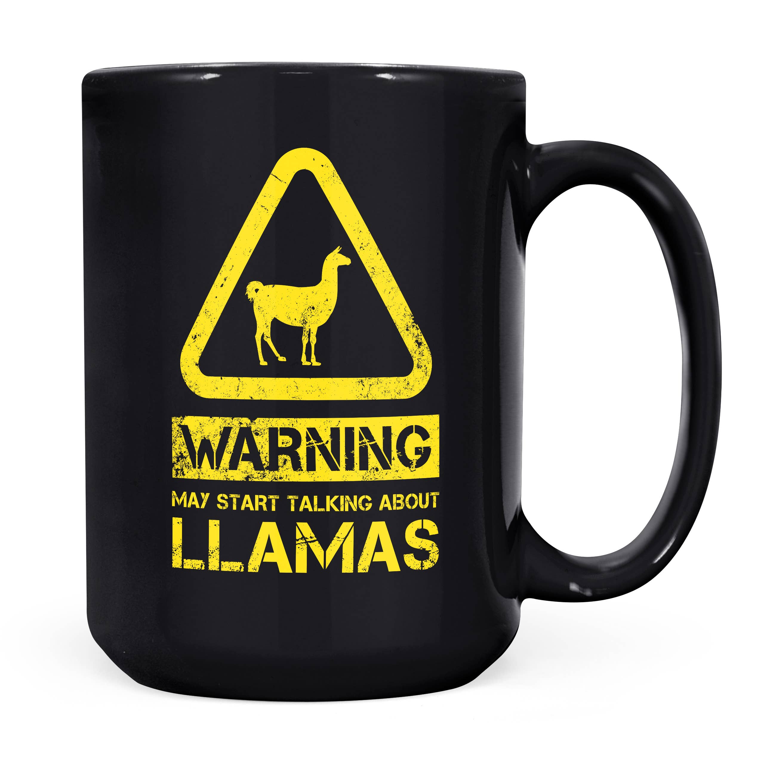 Mug Monster - Vente Tasse à café - Mug lama - Warning May Start Talking About Llamas11