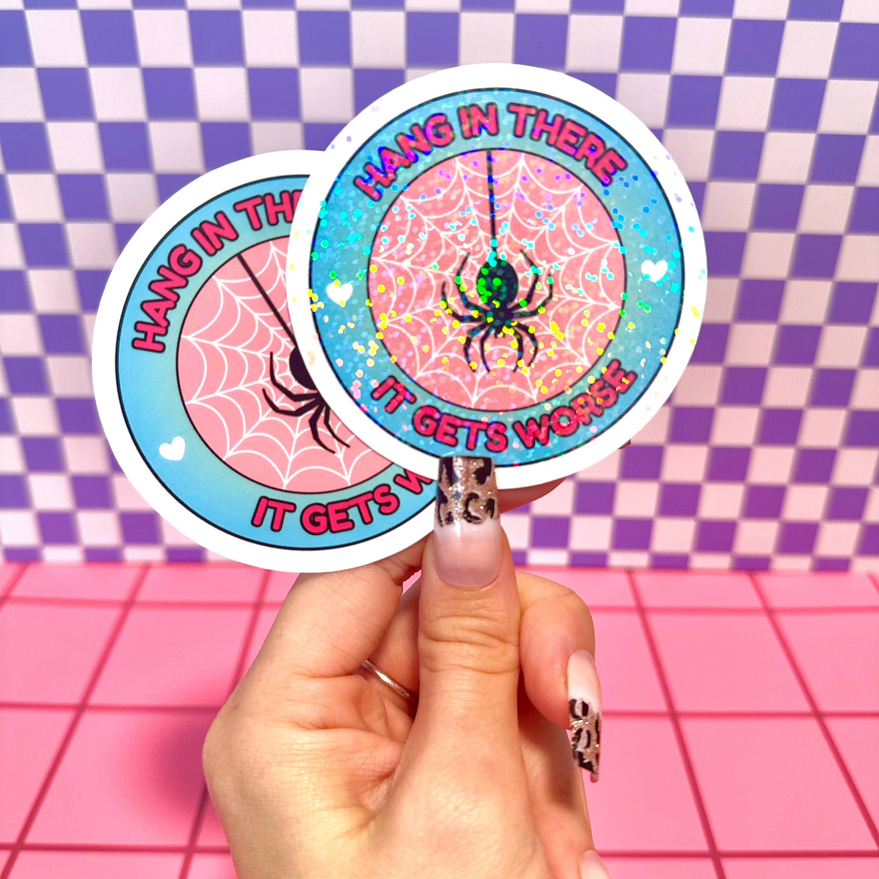 Stickers+ X Ashley Bexar - Wholesale Sticker - Funny Dark Humor Mental Health Waterproof Vinyl Sticker0