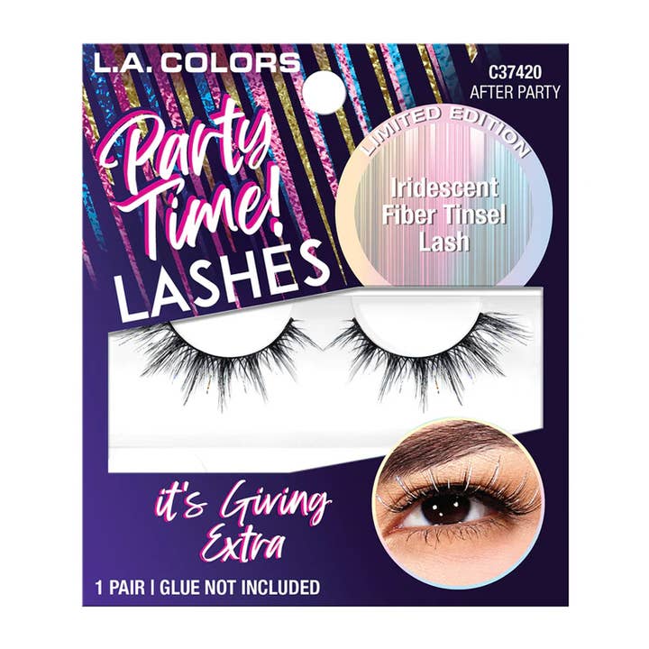 PINEAPPLE Beauty - Wholesale False/Fake Eyelashes - LA Colors C37420 After Party Party Time Lashes - 3 set