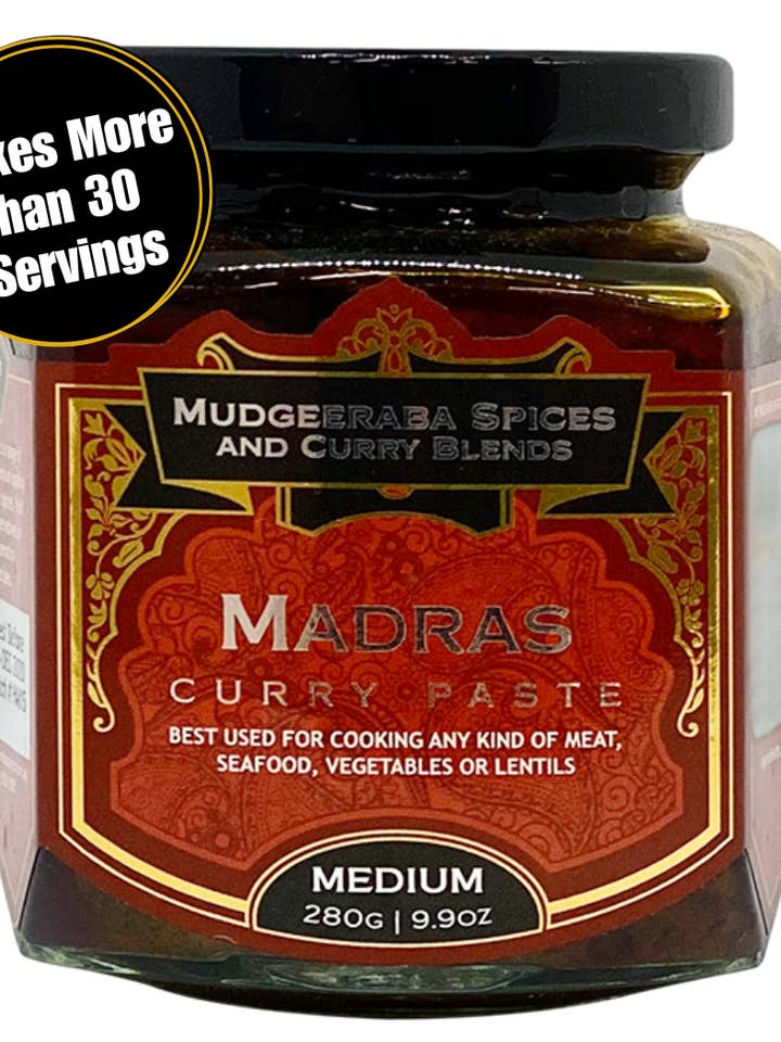 Madras Curry Masala Paste Medium (280g) for wholesale by Flavour and Spice