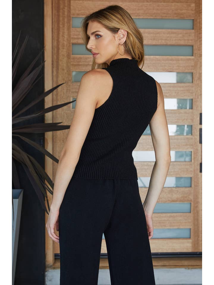 MILIO MILANO - Vente Haut en maille â femme - COQUILLE CĂTELĂE EN VISCOSE SANS MANCHES (330117/37715)8