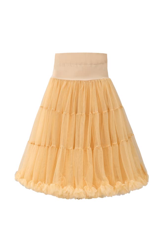Dolly & Dotty - Wholesale Skirt - Women's - Fluffy Champagne Petticoat1