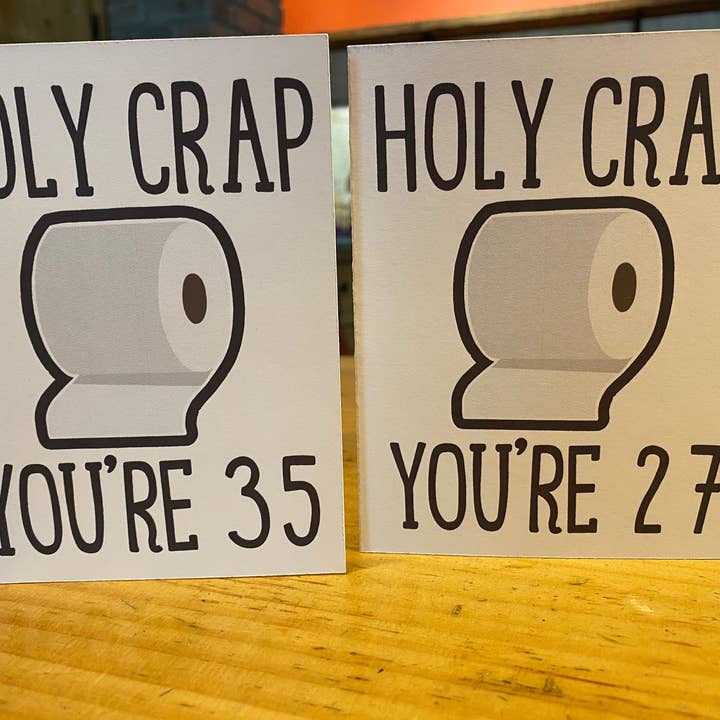 Jewels For Hope - Vente Cartes d'anniversaire - Carte d'anniversaire en papier toilette drôle - Milestone Birthdays5