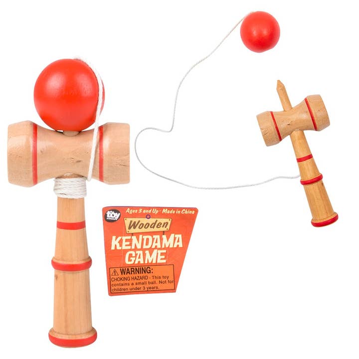 La Luna Bella - Toys - Wholesale Classic Toy - Kids - 5" WOODEN KENDAMA LLB kids toys